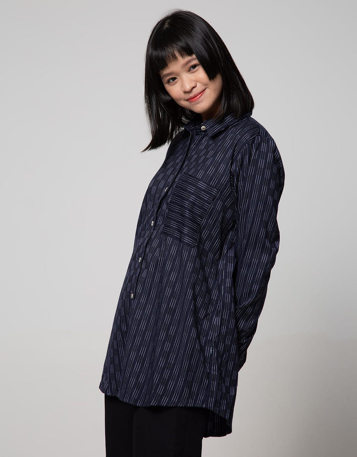 Lois Girl Shirt Multi Stripe Motif