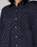 Lois Girl Shirt Multi Stripe Motif