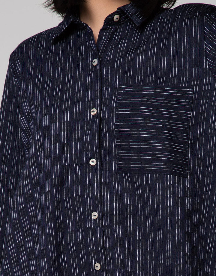 Lois Girl Shirt Multi Stripe Motif
