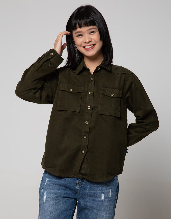 Lois Girl Suede Shirt