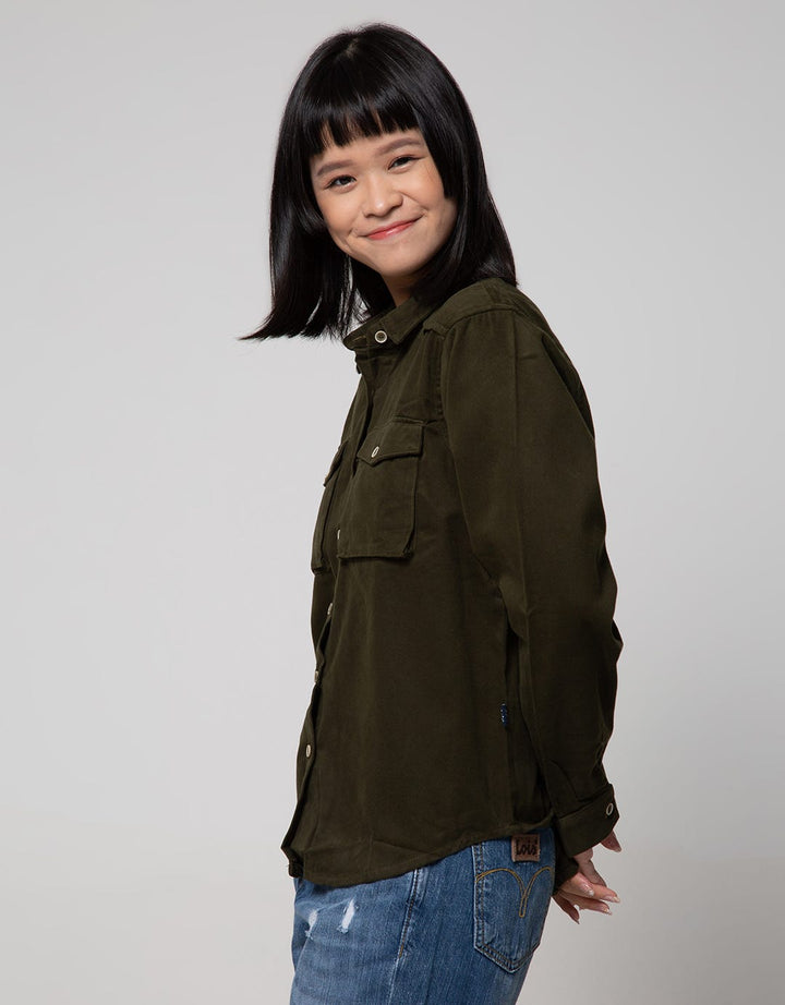 Lois Girl Suede Shirt