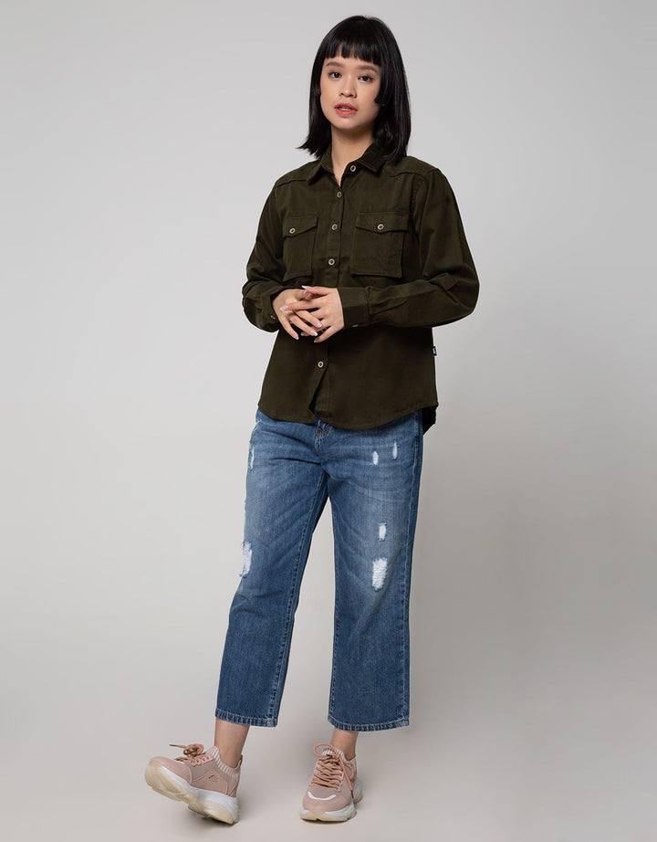 Lois Girl Suede Shirt