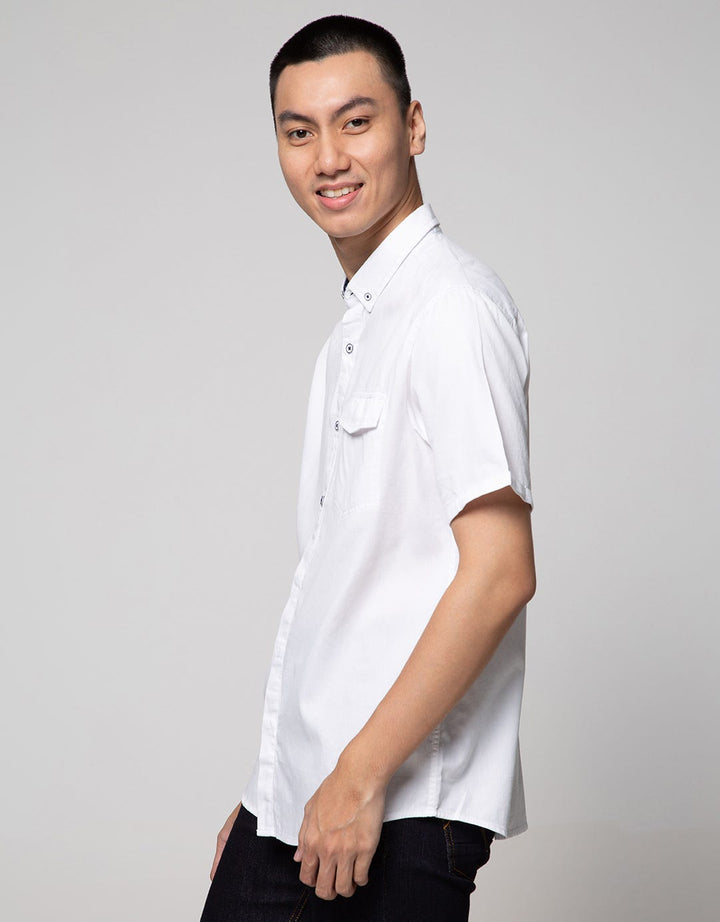 Lois Short Sleeve Shirt Plain Look