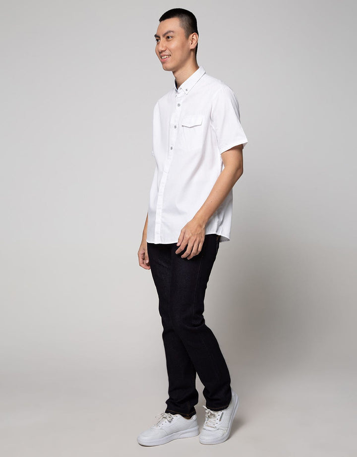 Lois Short Sleeve Shirt Plain Look
