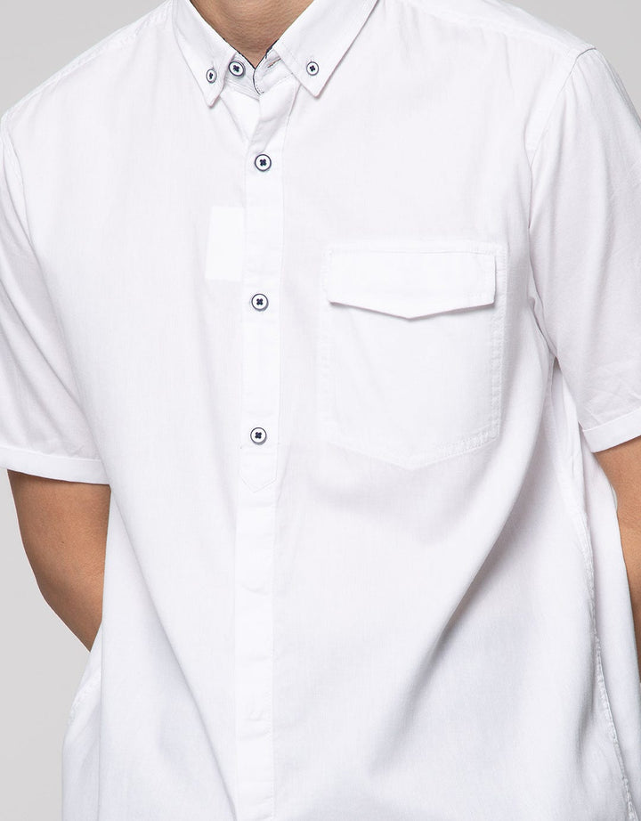 Lois Short Sleeve Shirt Plain Look