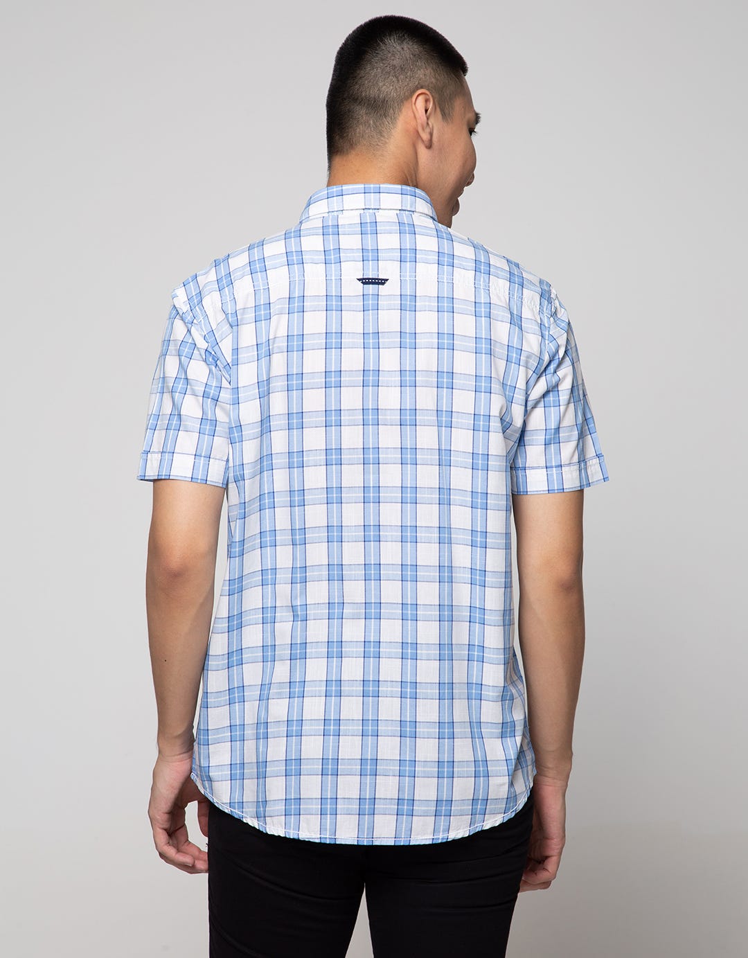 Lois Short Sleeve Shirt Basic Plaid Motif