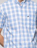 Lois Short Sleeve Shirt Basic Plaid Motif