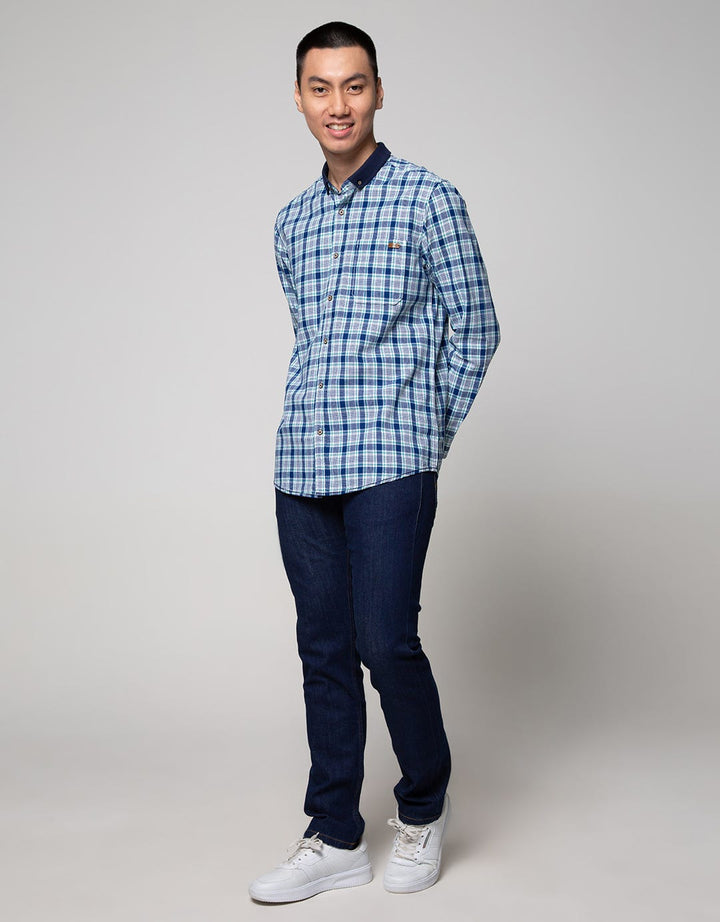 Lois Long Sleeve Shirt Plaid Basic