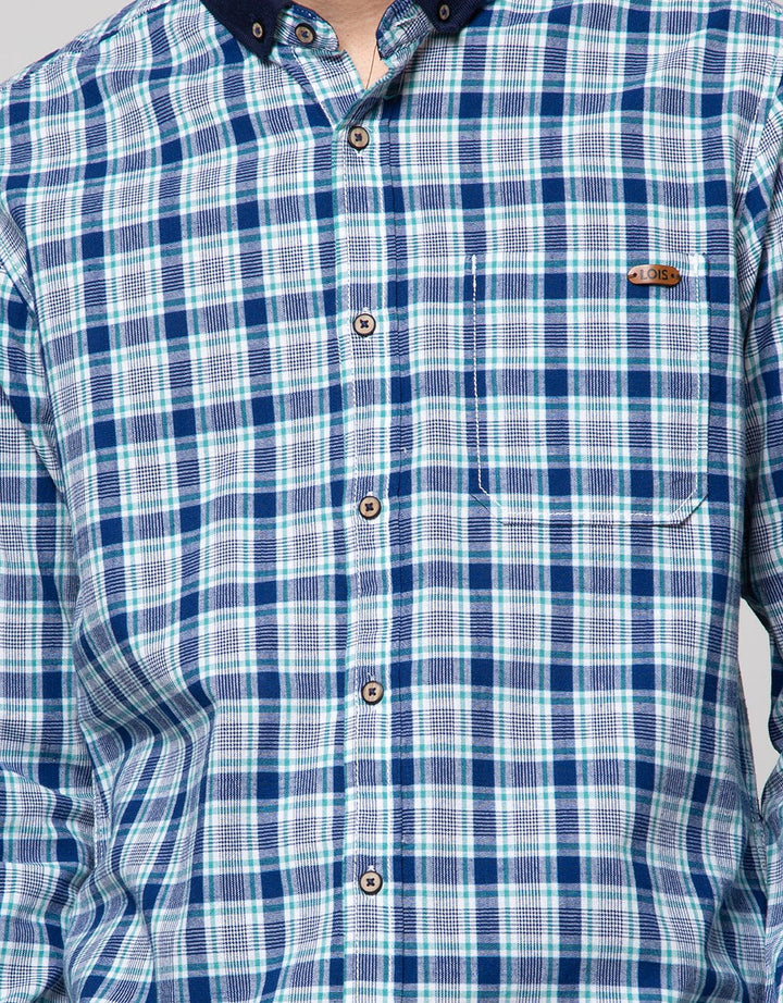 Lois Long Sleeve Shirt Plaid Basic