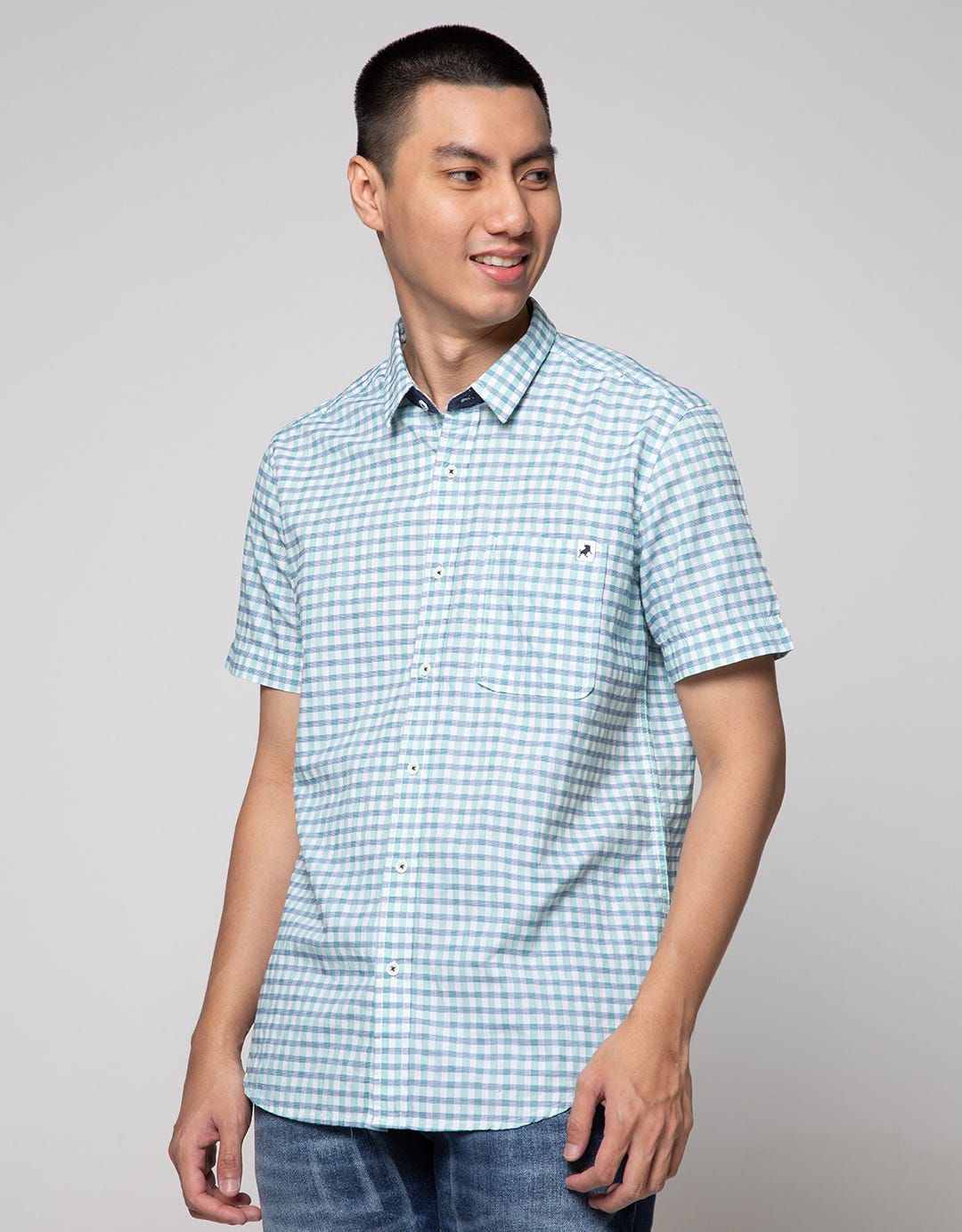 Lois Short Sleeve Shirt Small Plaid