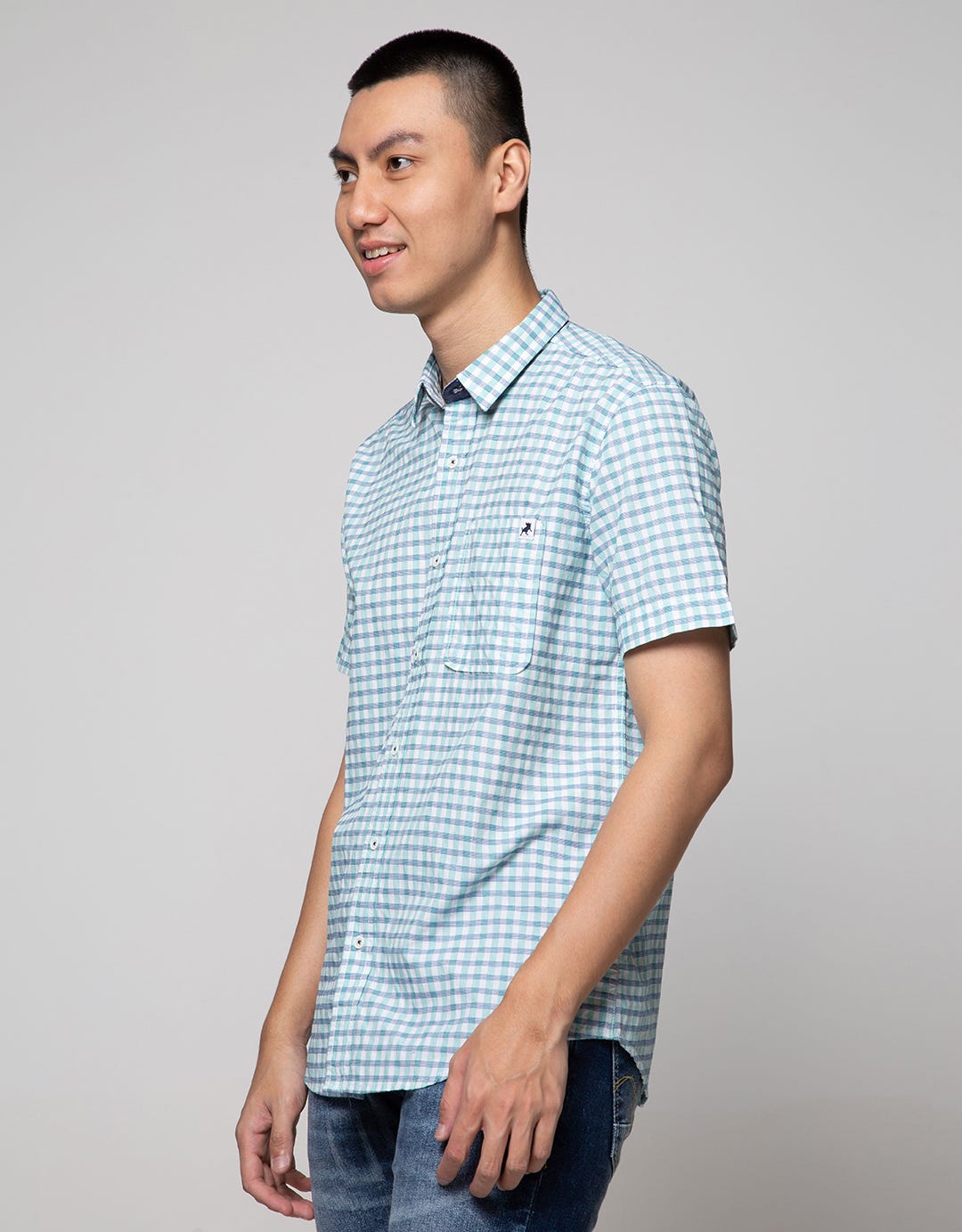 Lois Short Sleeve Shirt Small Plaid