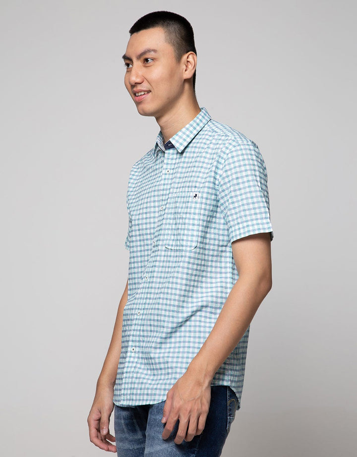 Lois Short Sleeve Shirt Small Plaid