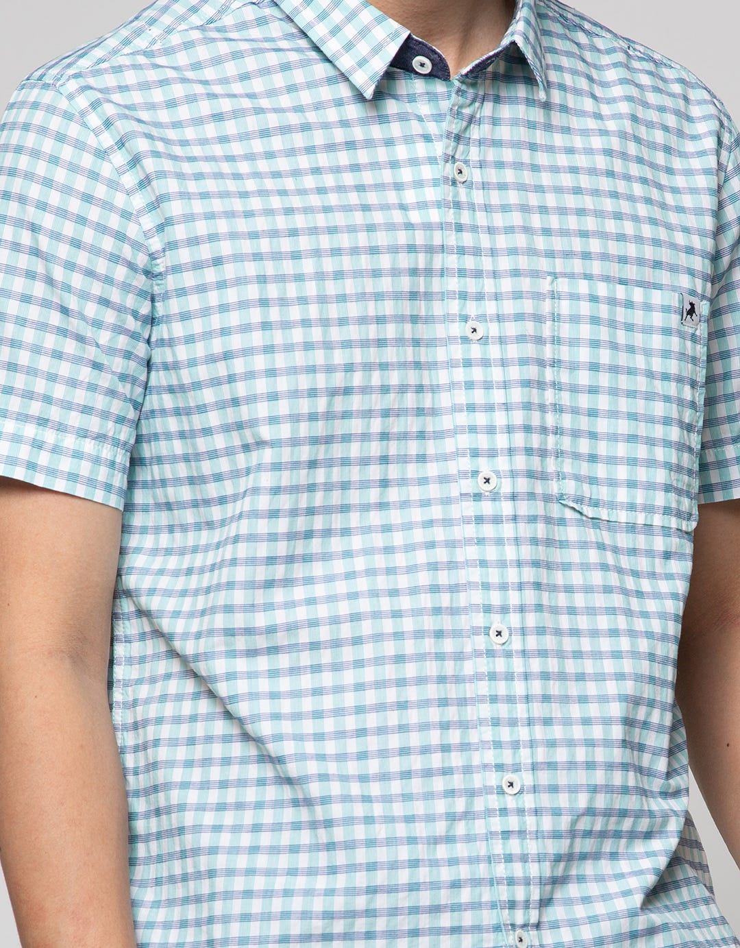 Lois Short Sleeve Shirt Small Plaid