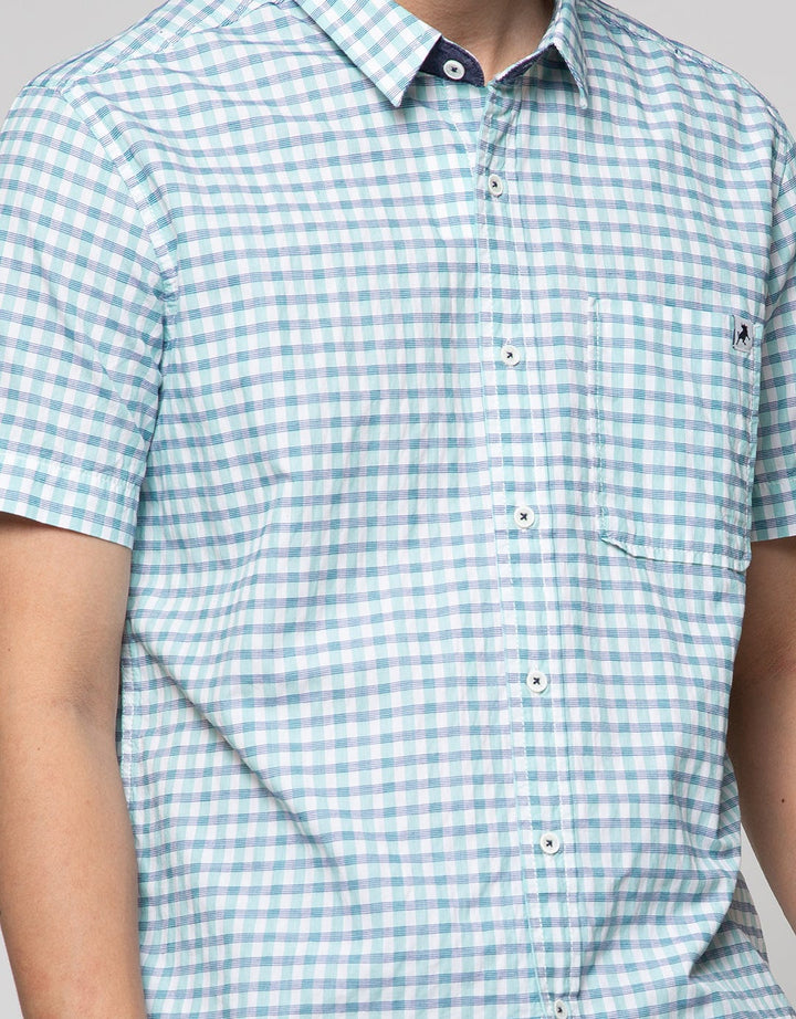Lois Short Sleeve Shirt Small Plaid