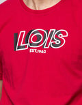 Lois T-Shirt Shadow Wording Logo Brand