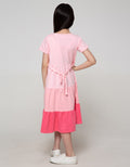 Aero Short Sleeve Midi Dress Sorbet Love Tumpuk