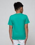 Little M Short Sleeve T-Shirt Ombre Croco Blah Blah Blah