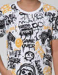 Little M Short Sleeve T-Shirt Grafiti Game
