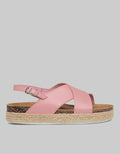 Nevada Slingback Sandals Cross Strap