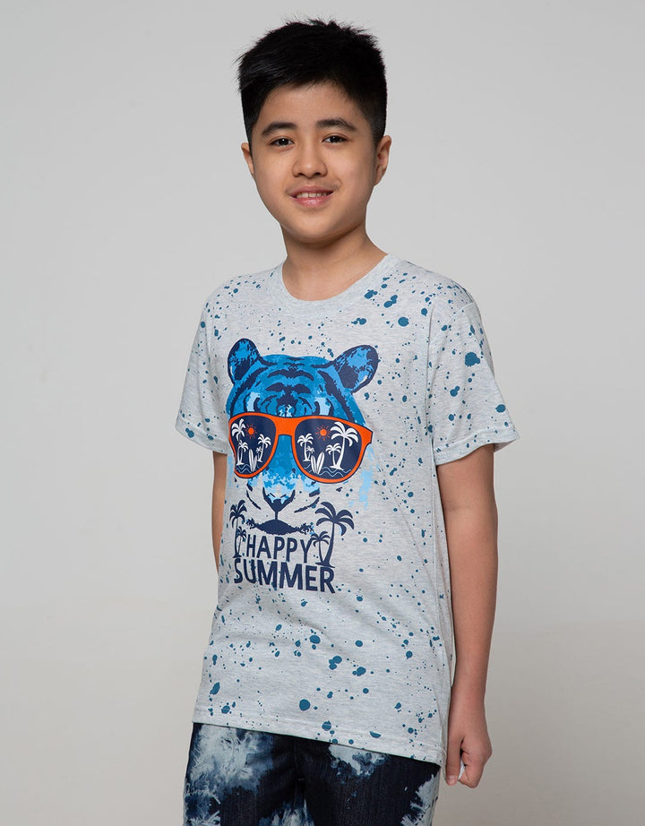 Aero Short Sleeve T-Shirt Fullprint Summer Tiger
