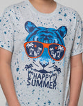 Aero Short Sleeve T-Shirt Fullprint Summer Tiger