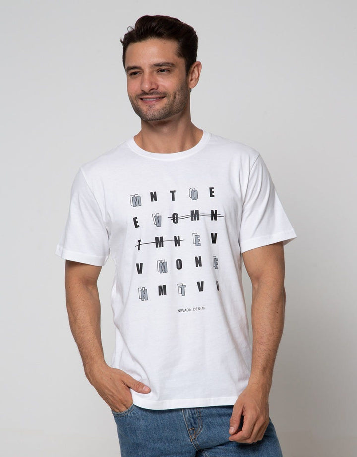 Nevada Non Logo Kaos Casual Pria