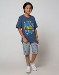 Nevada Short Woven  Ki Crop Game Player Kicwv009:Frost Grey:9-10:Print:Short Pants