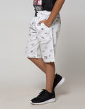 Nevada Short Woven  Ki Crop Game Player Kicwv009:Frost Grey:9-10:Print:Short Pants
