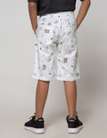 Nevada Short Woven  Ki Crop Game Player Kicwv009:Frost Grey:9-10:Print:Short Pants