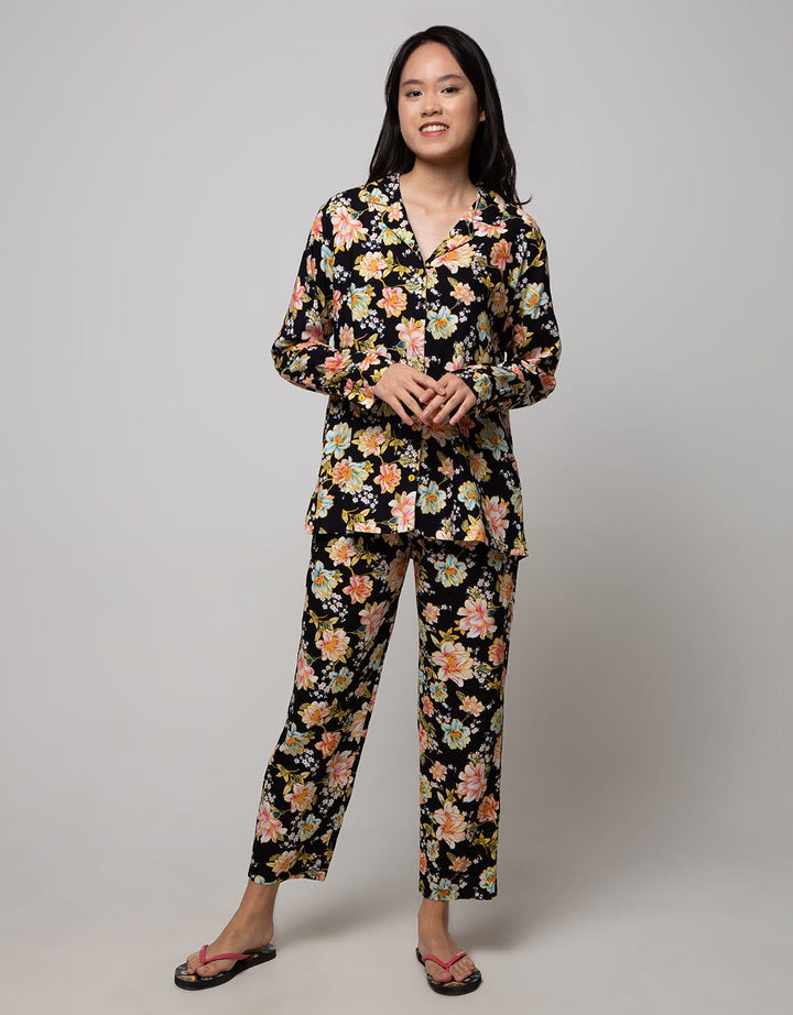 St. Yves Long Sleeve Pyjama Pants Lotus Friend