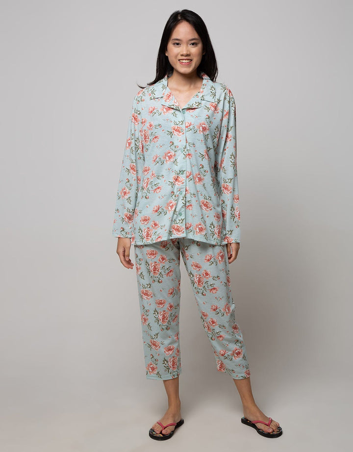 St. Yves Long Sleeve Pajama Pants Rustic Anemone