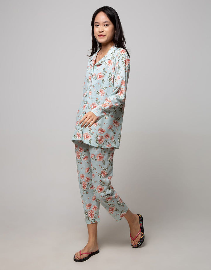 St. Yves Long Sleeve Pajama Pants Rustic Anemone