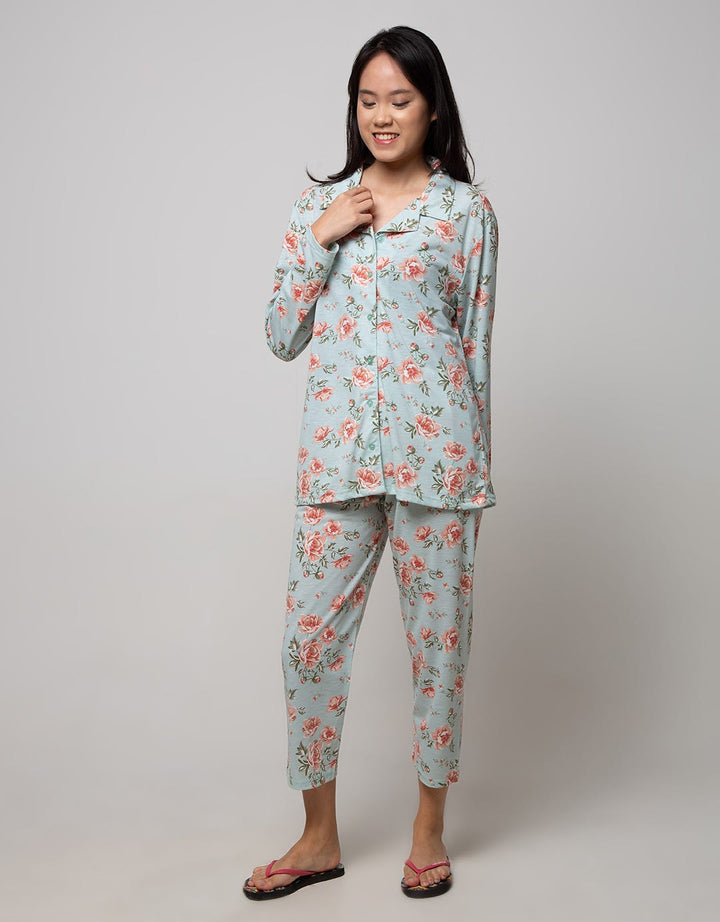 St. Yves Long Sleeve Pajama Pants Rustic Anemone