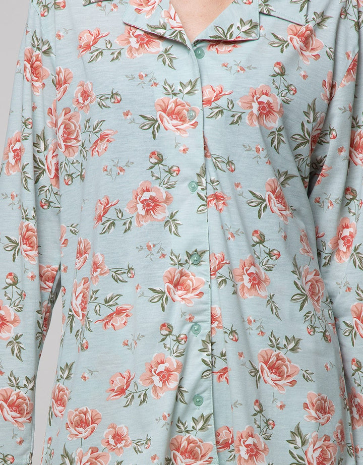 St. Yves Long Sleeve Pajama Pants Rustic Anemone