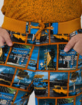Nevada Short Woven Crop Collage Holiday House