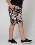 Nevada Short Woven Basic Crop Collage Surfing