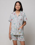 St. Yves Short Sleeve Pyjama Shorts Colorful Butterfly