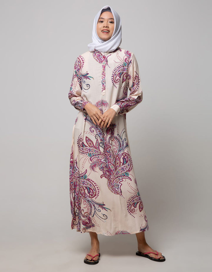 St. Yves Long Sleeve Maxi Dress Lily Paisley