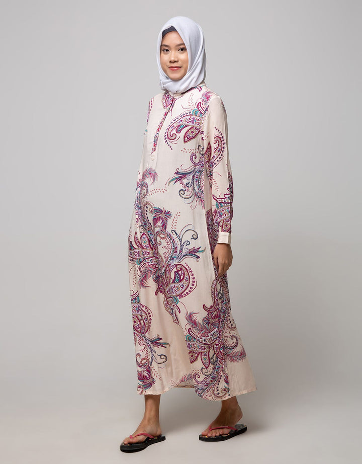 St. Yves Long Sleeve Maxi Dress Lily Paisley