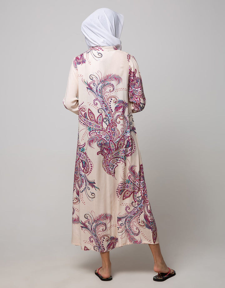 St. Yves Long Sleeve Maxi Dress Lily Paisley