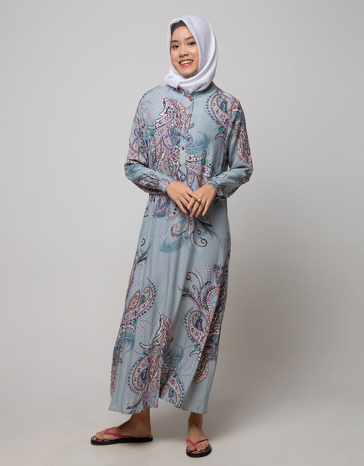 St. Yves Long Sleeve Maxi Dress Lily Paisley