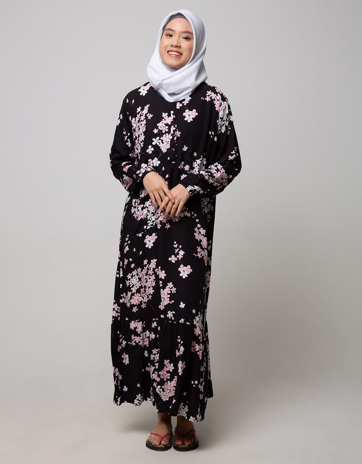 St. Yves Long Sleeve Maxi Dress White Sakura