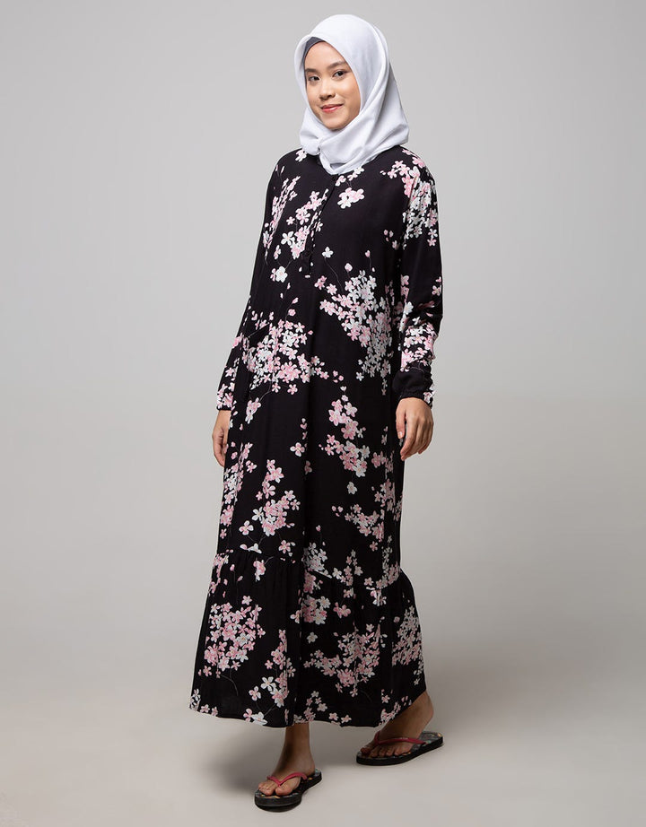 St. Yves Long Sleeve Maxi Dress White Sakura