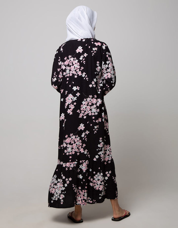 St. Yves Long Sleeve Maxi Dress White Sakura