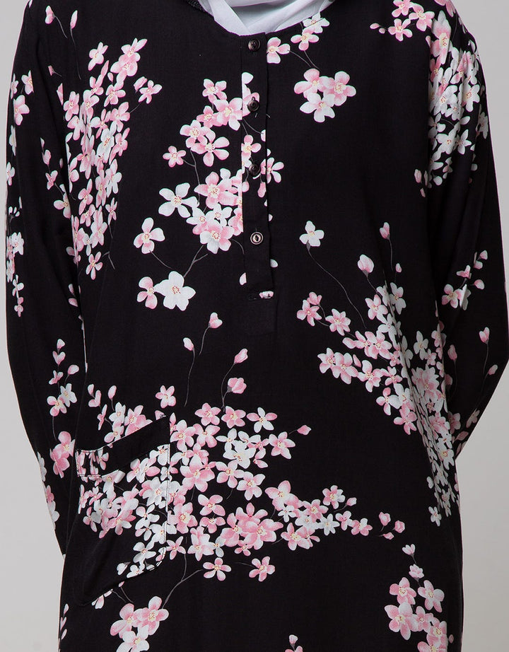 St. Yves Long Sleeve Maxi Dress White Sakura