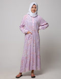 St. Yves Long Sleeve Maxi Dress White Sakura