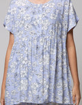 St. Yves Short Sleeve Pajama Pants White Rose
