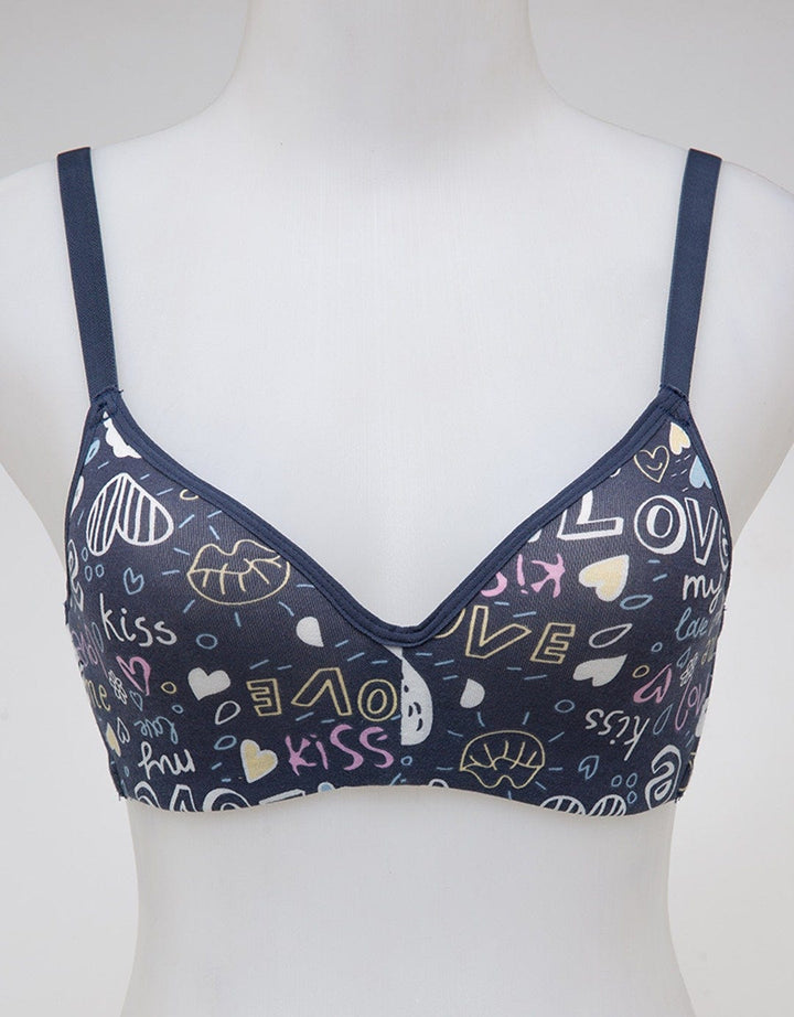 Nevada Non Push Up Regular Bra Love KiShort Sleeve