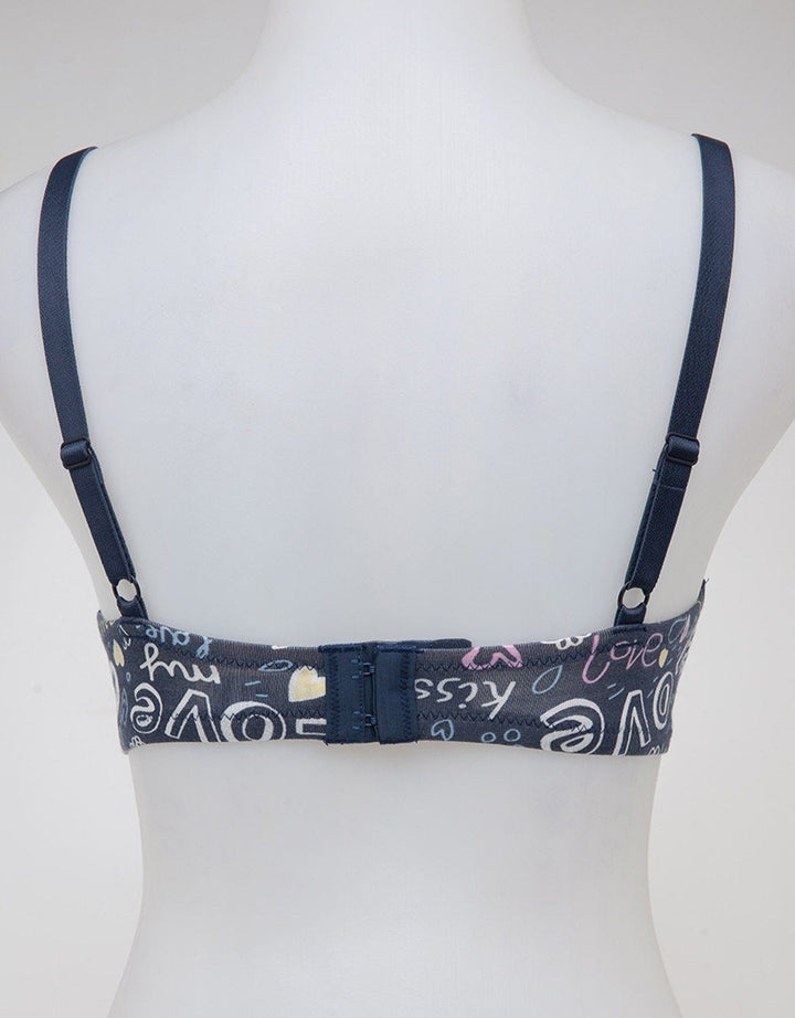 Nevada Non Push Up Regular Bra Love KiShort Sleeve