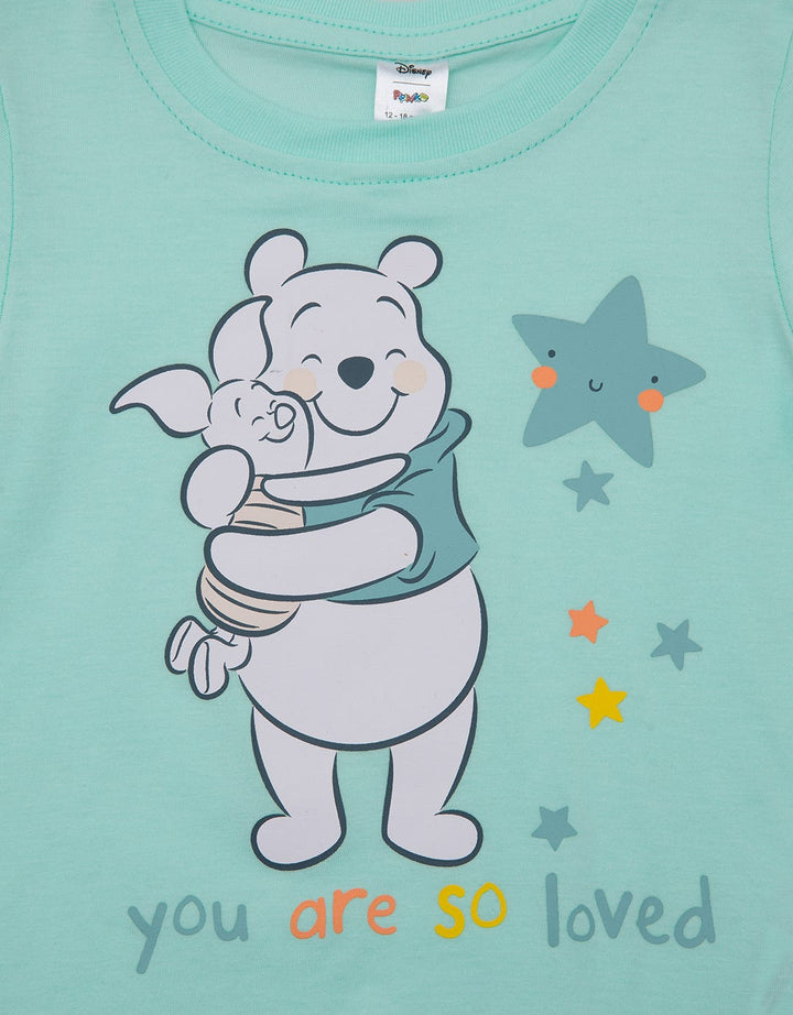 Disney Short Sleeve T-Shirt Kvdb Pooh So Loved